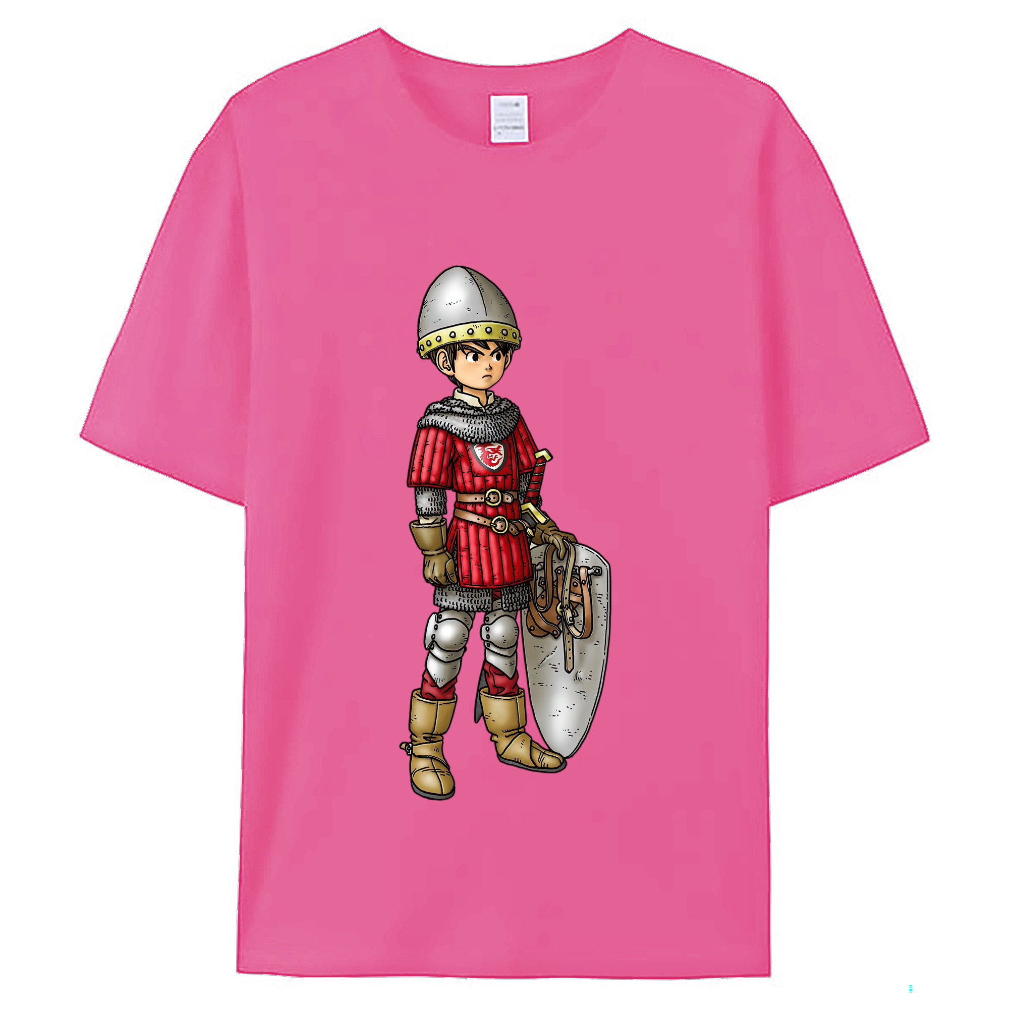 （画像用） ドラゴンクエスト Doragon Kuesuto Dragon Quest レディースカジュアルプリントTシャツ（綿100％）